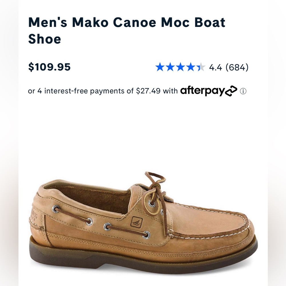 Men’s Sperry Mako Canoe Moc Boat Shoes